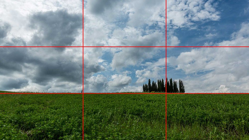 Rule of thirds - Composition in photography