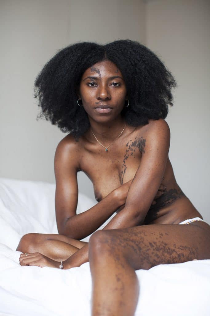 black nude portrait